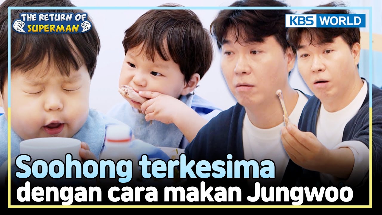 [IND/ENG] Jaei Tak Melihatnya, Soohong Cemburu Lagi 😅 | The Return of Superman | KBS WORLD TV 250623