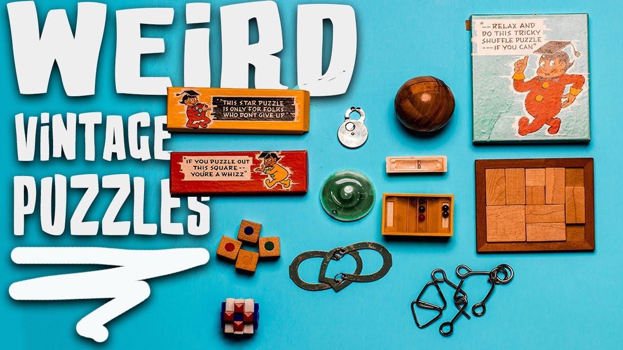 Solving a Strange ANTIQUE Puzzle Collection!! (1940's)