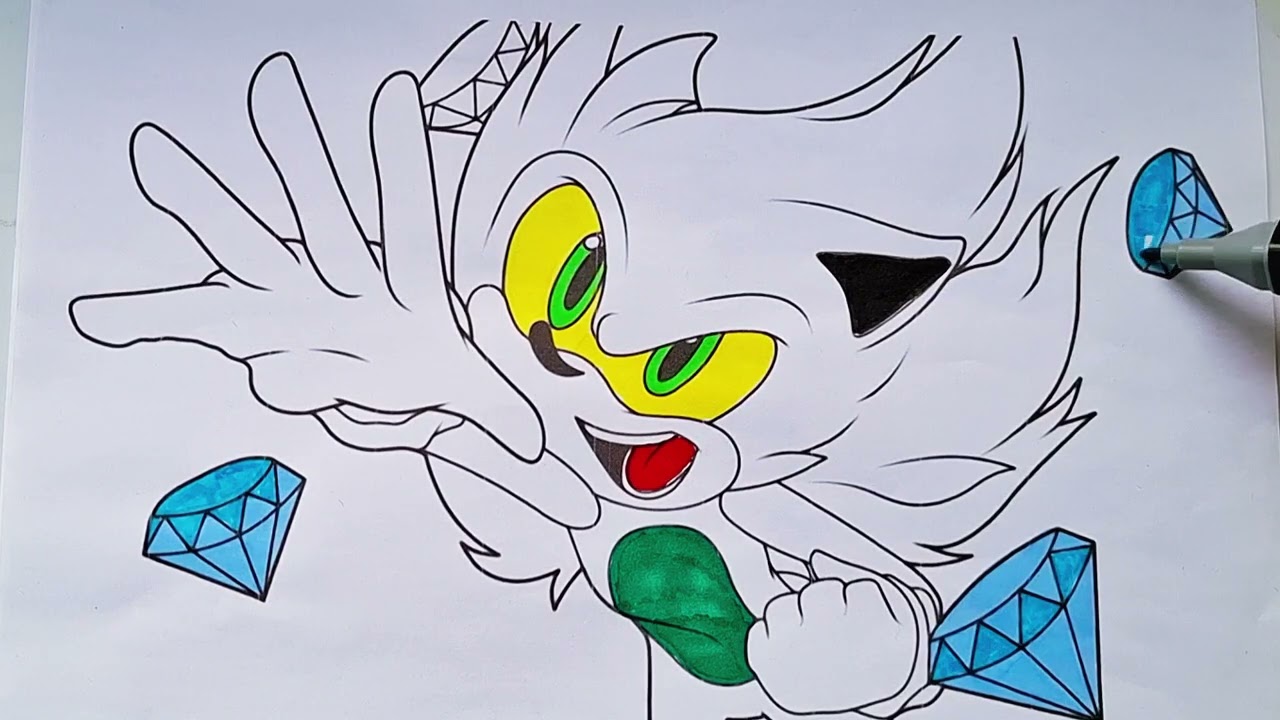 Jet the Hawk Coloring Transformation 🔥 Sonic Riders Character Brought to Life!