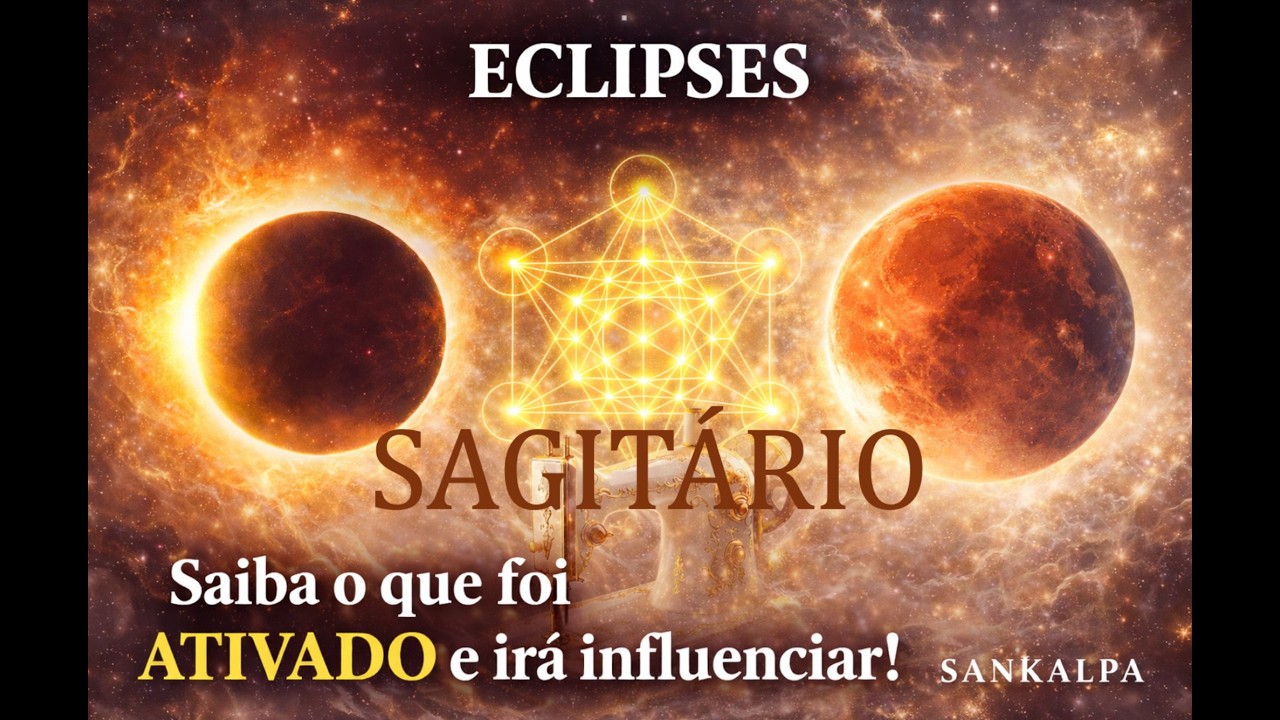 ♐ SAGITÁRIO | O que foi ATIVADO pelos Eclipses e vai moldar seus próximos 6 meses