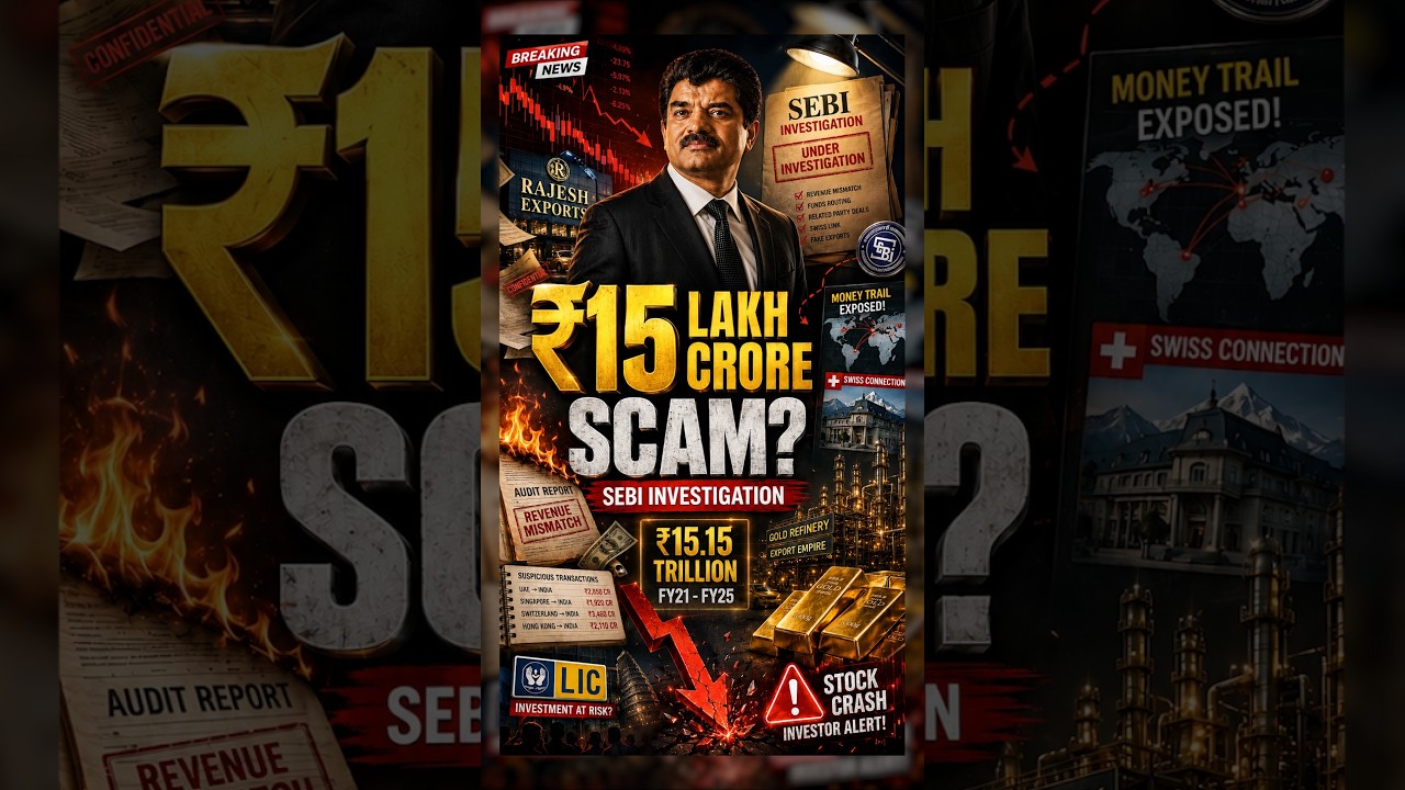 🚨 ₹15.15 Lakh Crore Fraud? SEBI's Explosive Charges Against Rajesh Exports