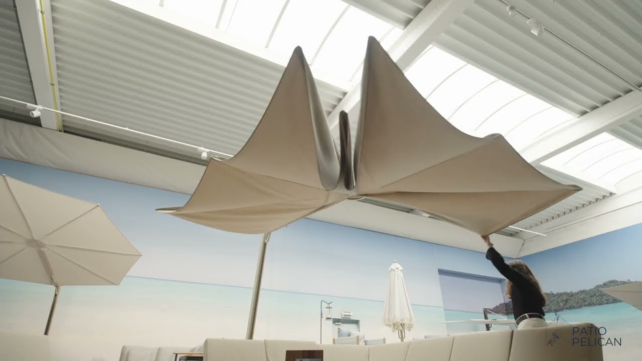 Umbrosa Versa PX Sand - The Ultimate Luxury Patio Umbrella | Patio Pelican