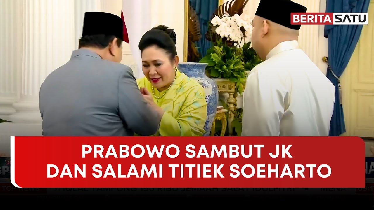 Hangat! Prabowo Bersama Keluarga Saat Open House, Titiek Soeharto ditemani Didit | Beritasatu