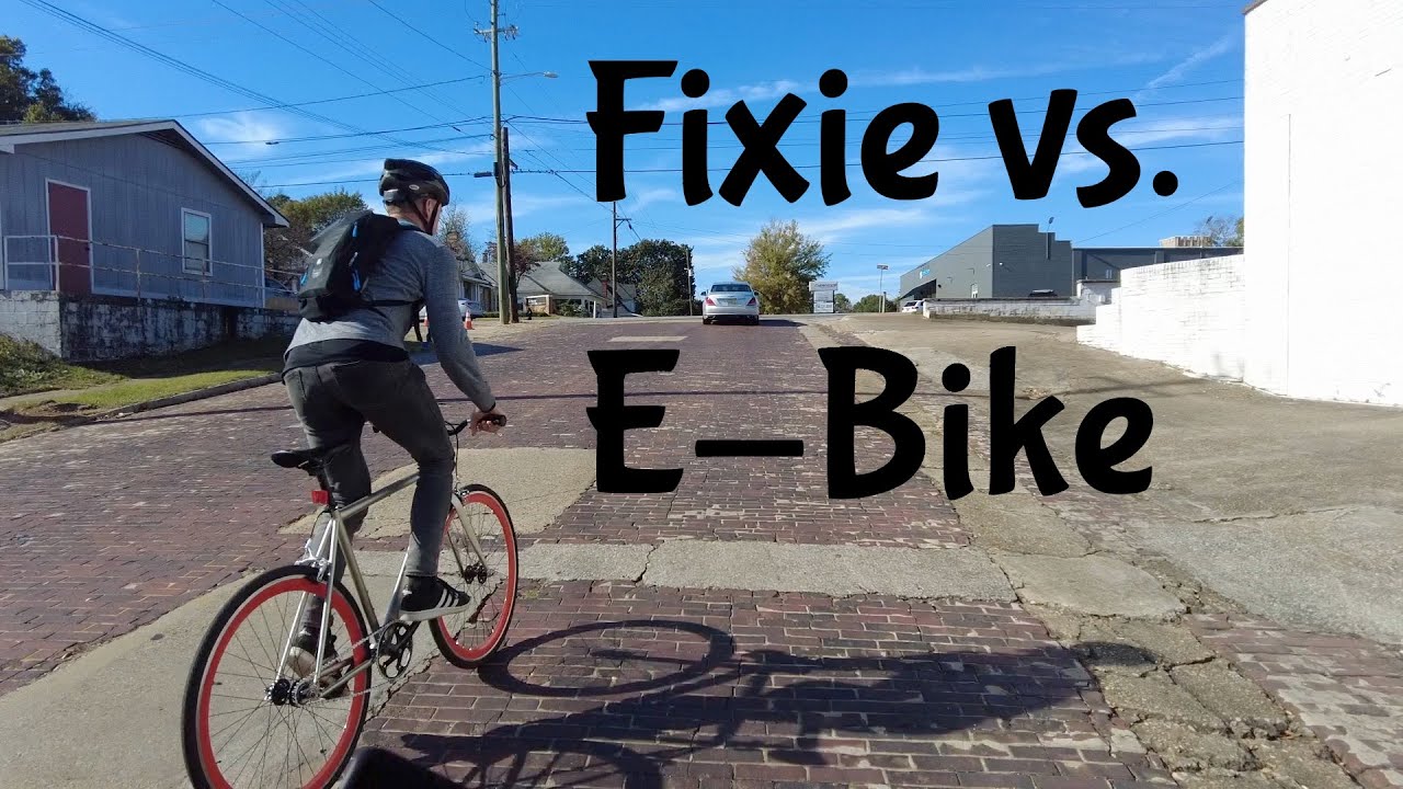 A Fixie & An E Bike Go For A Ride