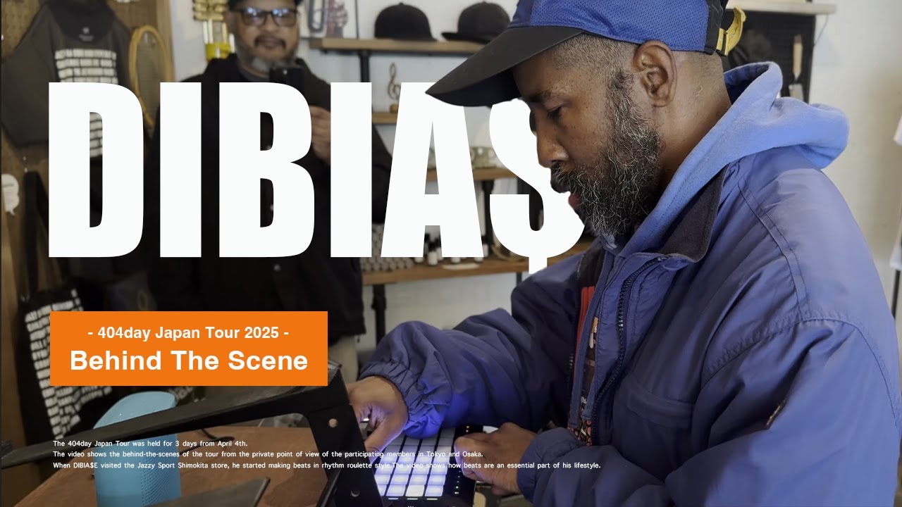 【Footage】404day Japan Tour 2025 with DIBIA$E | Behind The Scene #404day #sp404mk2 #DIBIASE