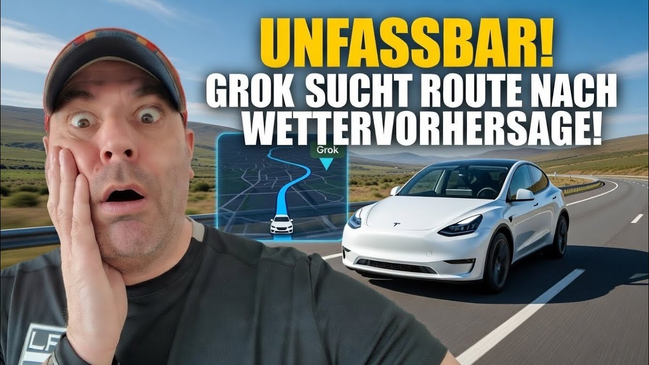 Tesla Software Update 2026.2.6: Grok Wahnsinn! Routenplanung nach Wettervorhersage…