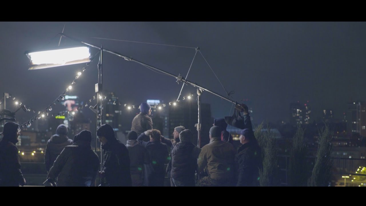 Behind the scenes filming of advertising