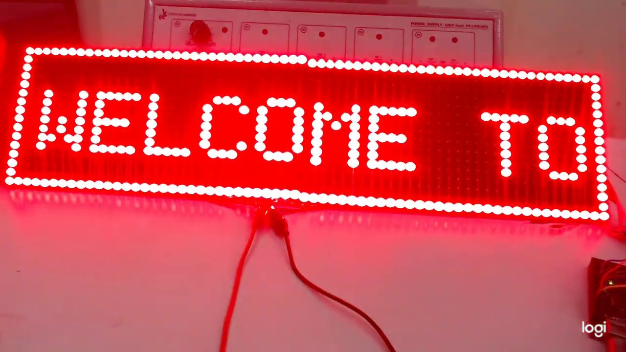 How to use P10 LED panel display with Arduino (very easy)