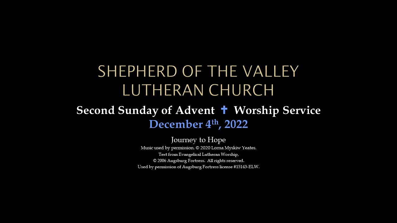December 4 2022 Worship