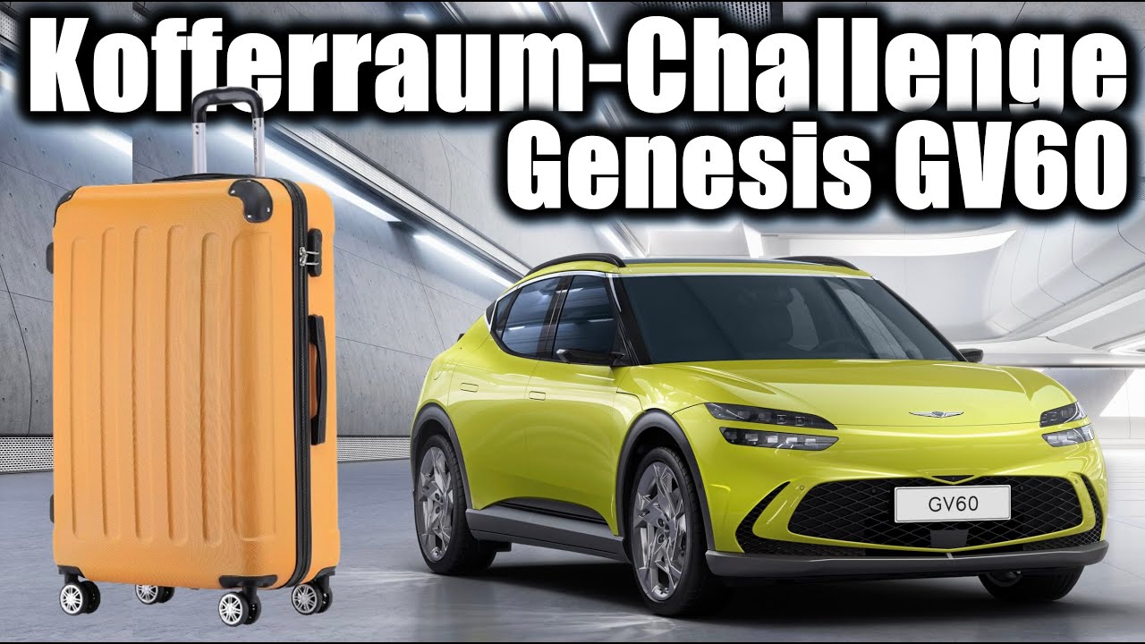 Genesis GV60 Kofferraum und Koffer-Challenge