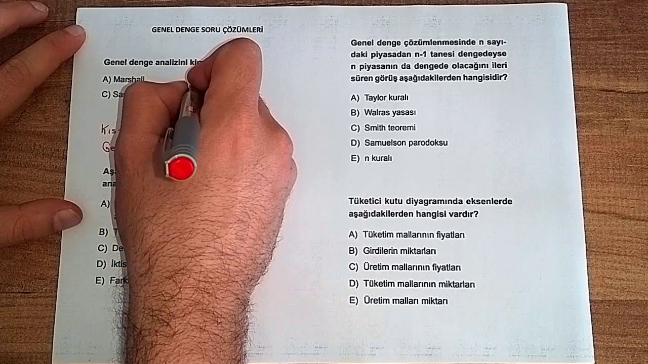 57) GENEL DENGE SORU ÇÖZÜMÜ - 1