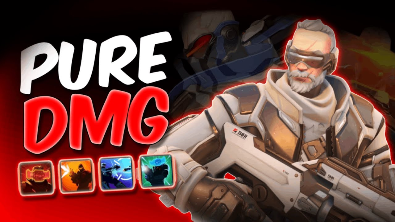 SOLDIER 76 *PURE DAMAGE* BUILD MELTS IN OW2 STADIUM.. (IN-DEPTH BUILD TUTORIAL)