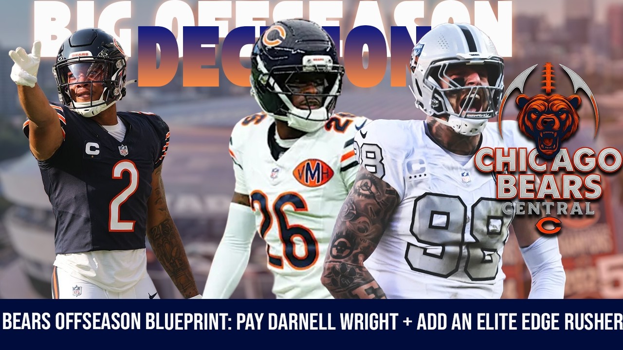Bears Offseason Blueprint 🐻⬇️ Pay Darnell Wright + Maxx Crosby Talk + Tough Cuts Coming 😳