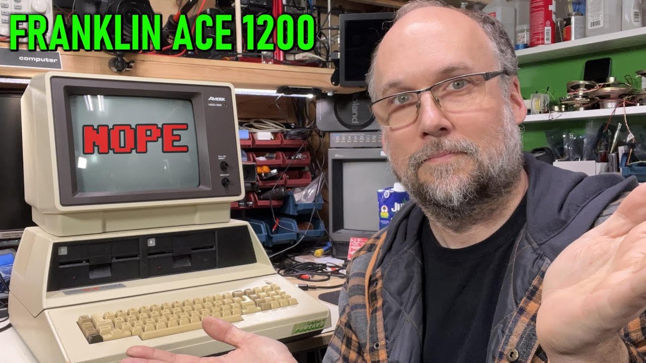 The Franklin Ace 1200 was a semi-legal Apple II clone #repair