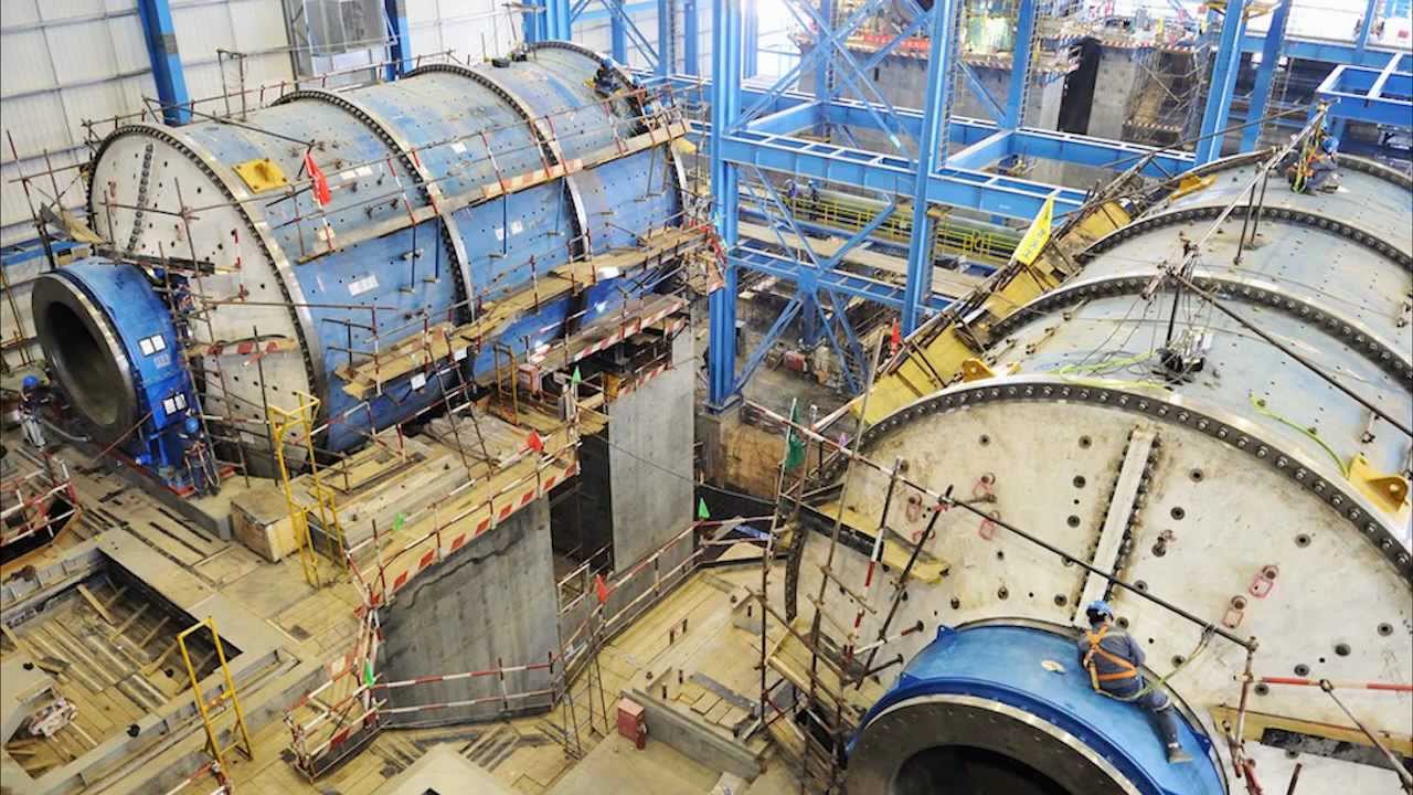 Oyu Tolgoi copper-gold mining complex, Mongolia