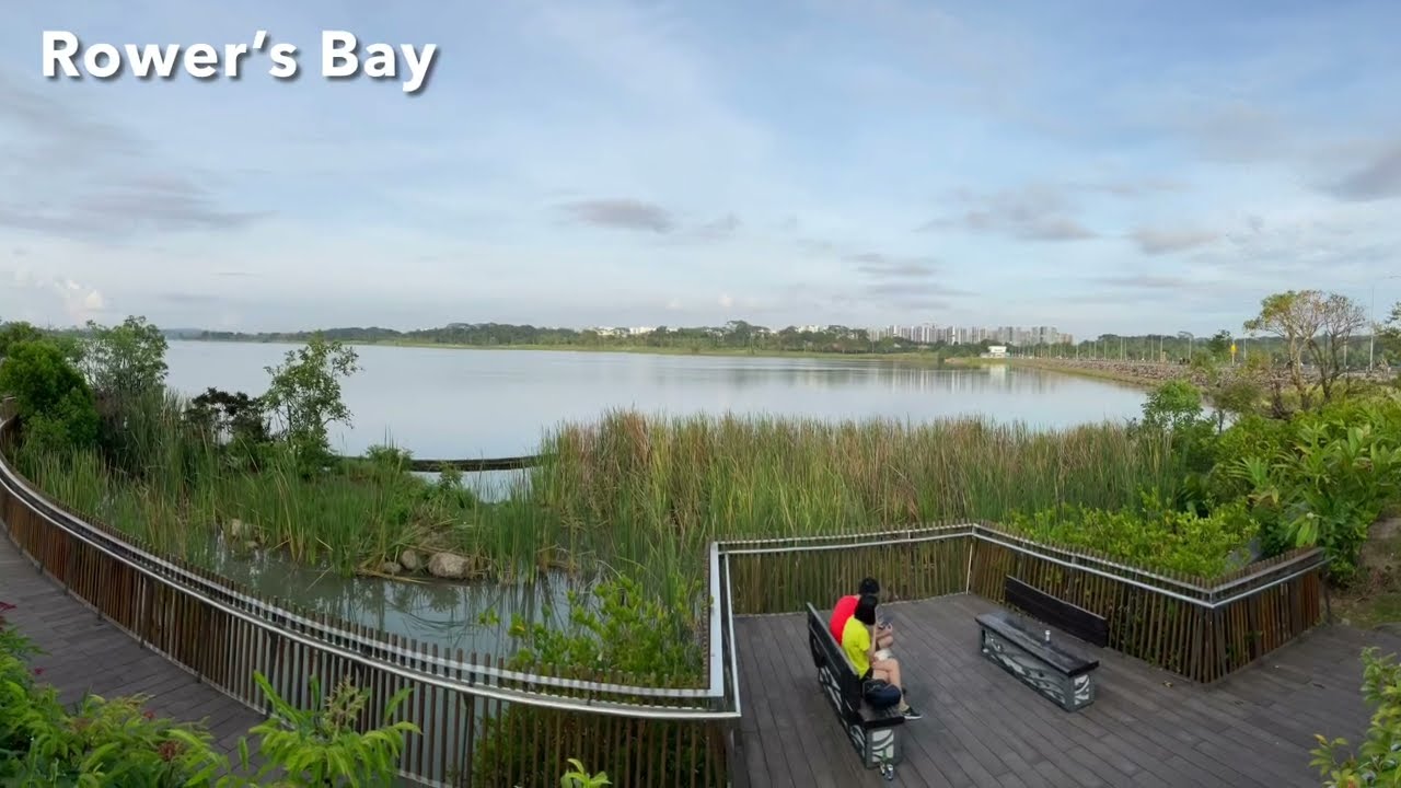 Cycling from Yishun Dam to Punggol Waterway Park Connector, Singapore