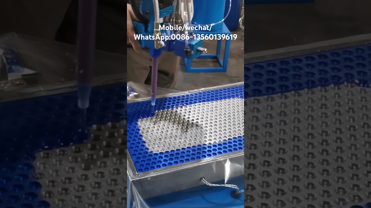 Pu gel pad production machine for memory foam pillow and mattress