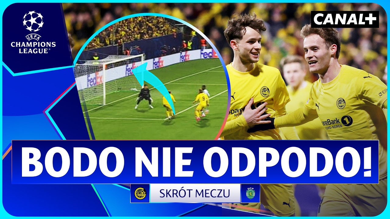 ONI SĄ NIESAMOWICI! NORWEGOWIE ZNOWU ZACHWYCILI ŚWIAT! BODO/GLIMT - SPORTING, SKRÓT MECZU