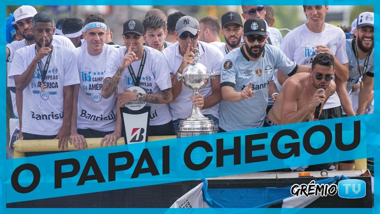 Imagens exclusivas da chegada do Tricampeão da América em Porto Alegre l GrêmioTV