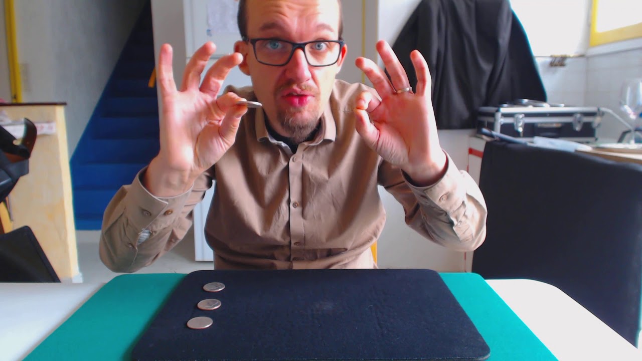 Steve Dacri's Coins Through Table