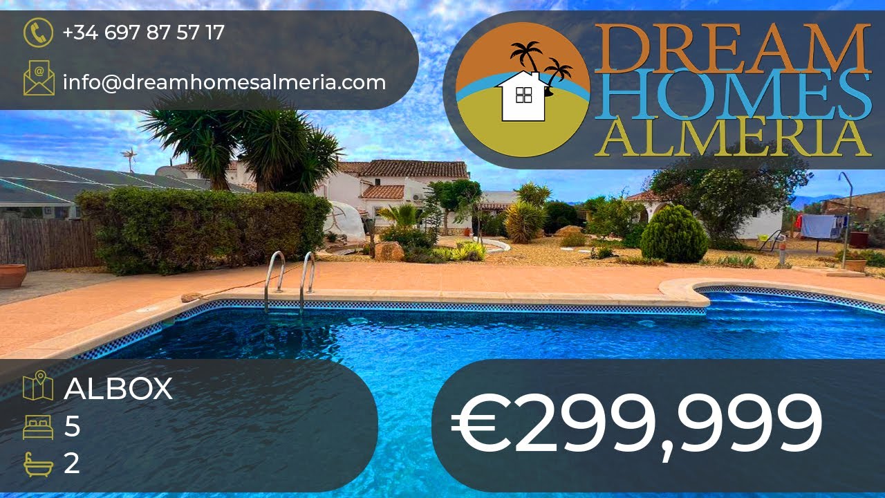 Fully reformed 5 bed 2 bath country house on 2400m plot Albox