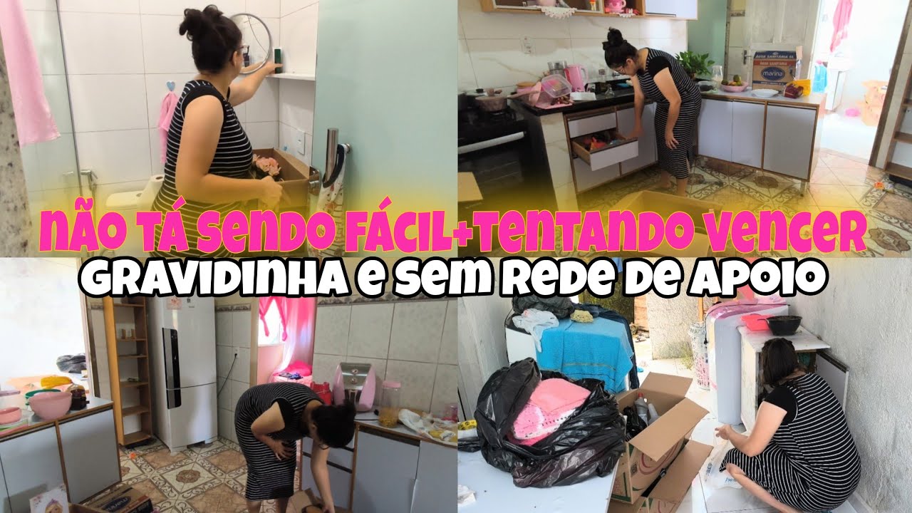CHEGANDO O DIA TENTANDO VENCER A MUDANÇA 🙏 GRAVIDINHA SEM REDE DE APOIO/TA ACABANDO!!!