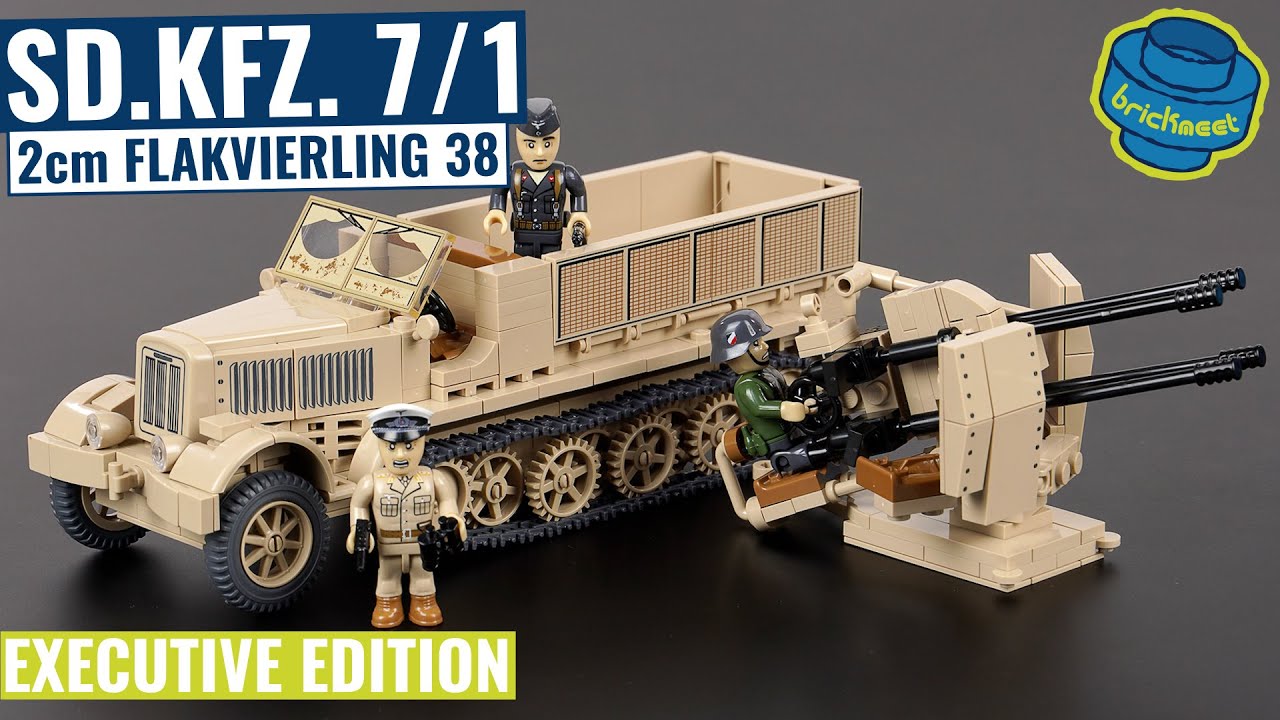 Sd.Kfz. 7/1 & 2cm Flakvierling 38 - Executive Edition - COBI 2274 (Speed Build Review)