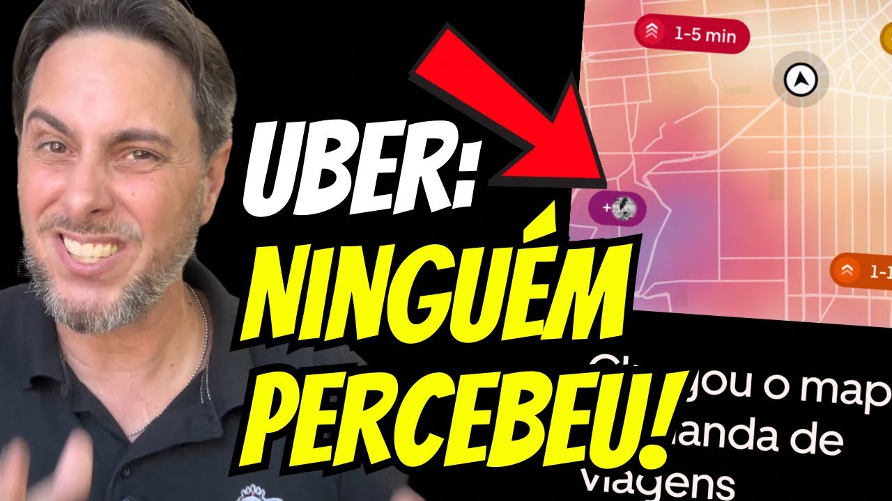 😱 NOVO MAPA DA UBER VAI ACABAR COM O DINÂMICO (e ninguém tá percebendo!)