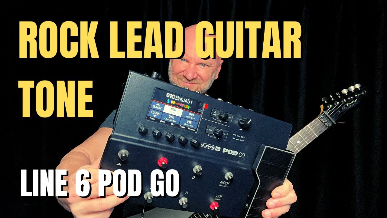 My Rock Lead Guitar Tone for Live Solo Gigs (Line 6 POD Go)