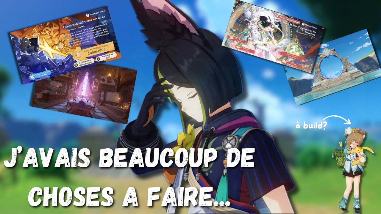 J'ai (en partie) rattraper mon retard...| Genshin sans invoquer #5 (no pull)