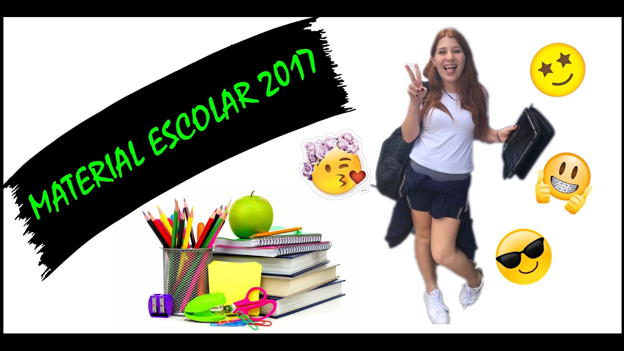 Material Escolar 2017 - Por Giulia Garcia