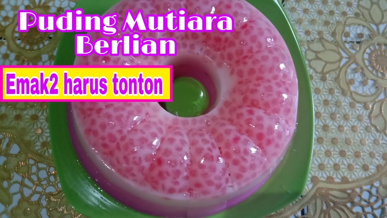 Resep PUDING MUTIARA Pakai Agar praktis, snacks on the cruise ship