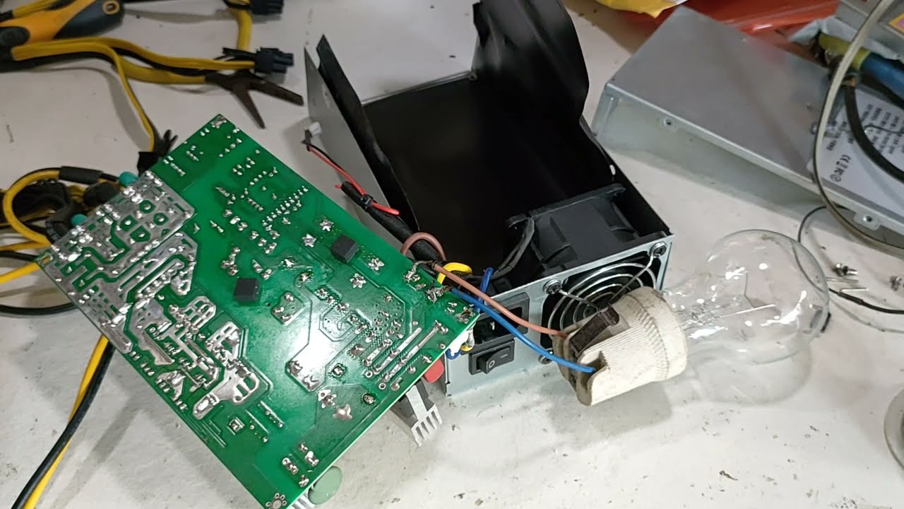 สวิทชิ่ง 2000วัตต์ ซัพพลาย เครื่องขุด 2000W ไม่จ่ายไฟ Mining switching PSU Bitcoin Crypto Repairing