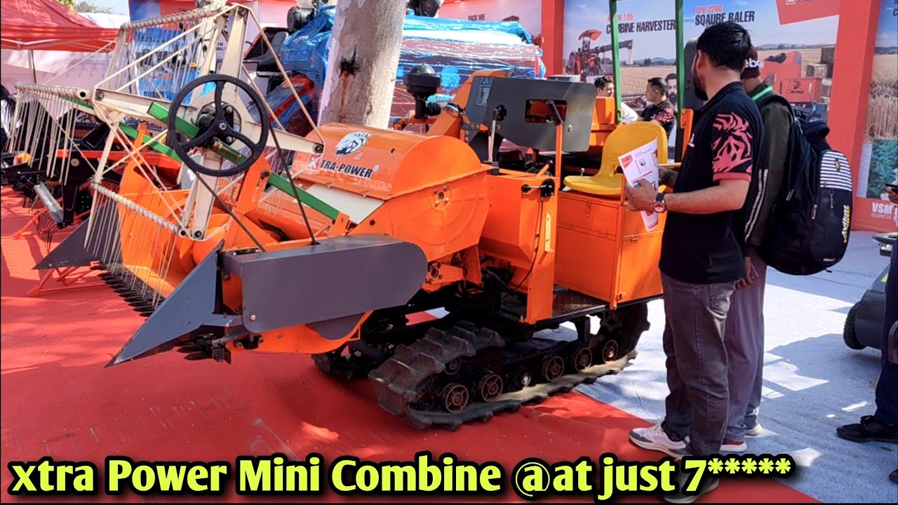 Xtra Power Mini Combine Harvester For Farmers⚡ छोटी कंबाइन कम price