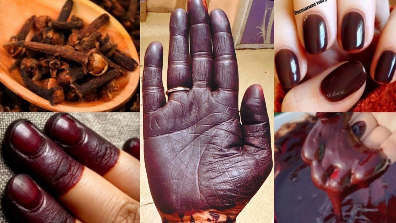 natural & long lasting Dark nail mehndi 100%effective|Laung se bani dark nail mehndi at home | nail