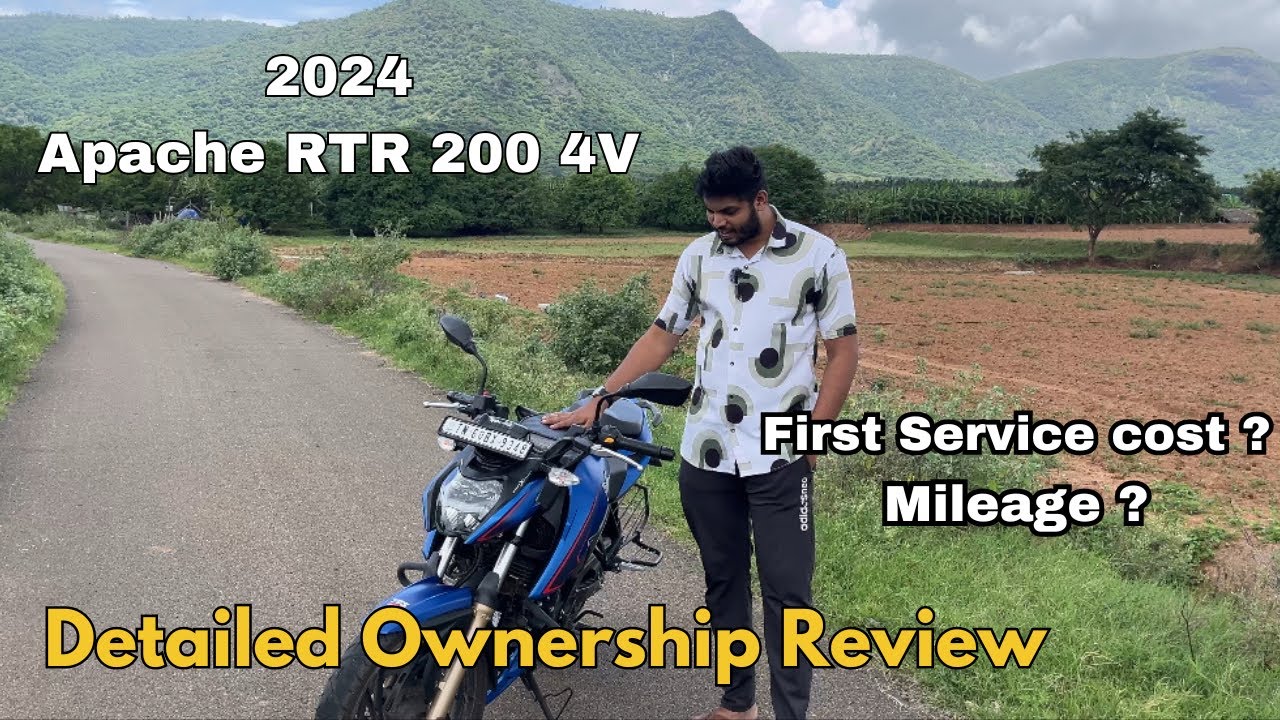 2024 TVS Apache 🏍️ RTR 200 4V  | Ride & Ownership Review in Tamil | Kaadhar bhai vlogs
