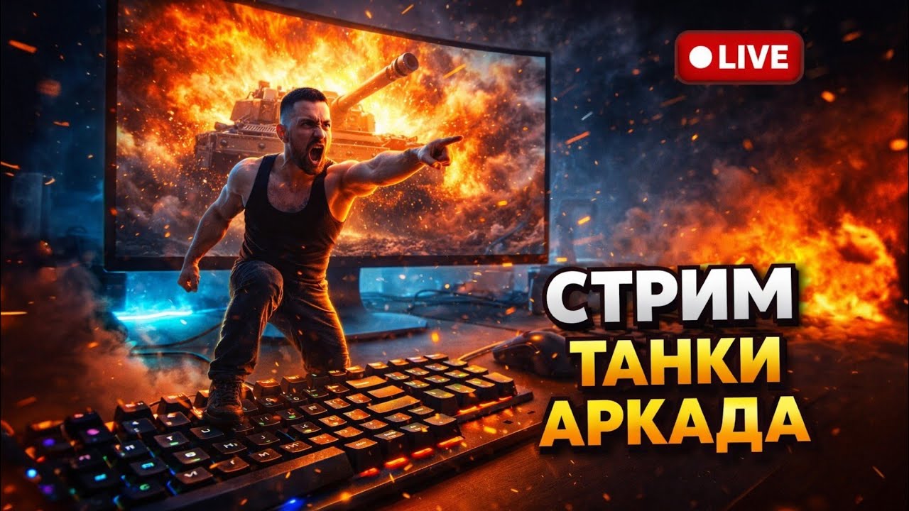 🔥 ПОЕХАЛИ! Танковая Аркада без Тормозов | Жёсткий Разнос WT LIVE