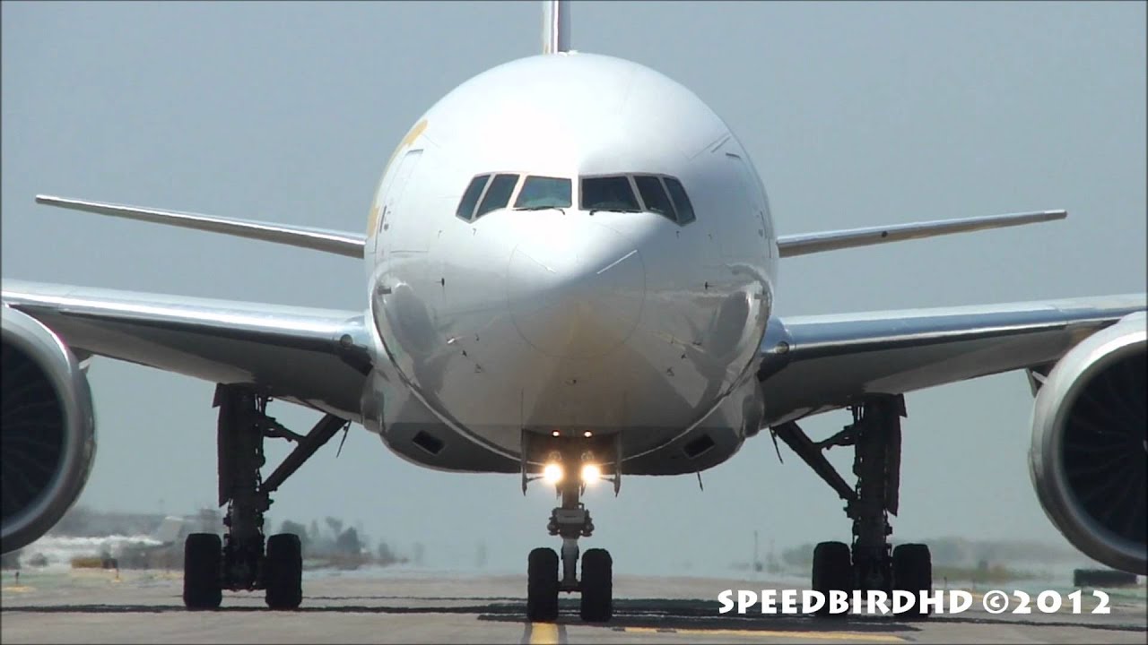 AeroLogic Boeing 777-FZN [D-AALH] Landing in Los Angeles