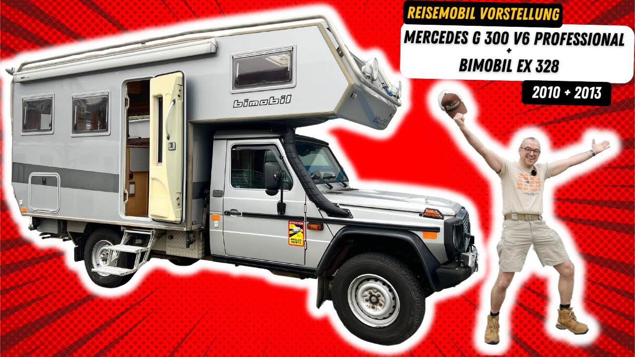 Wohnkabine Bimobil EX 328 auf Mercedes G 300 Professional - das Premium Fernreisemobil