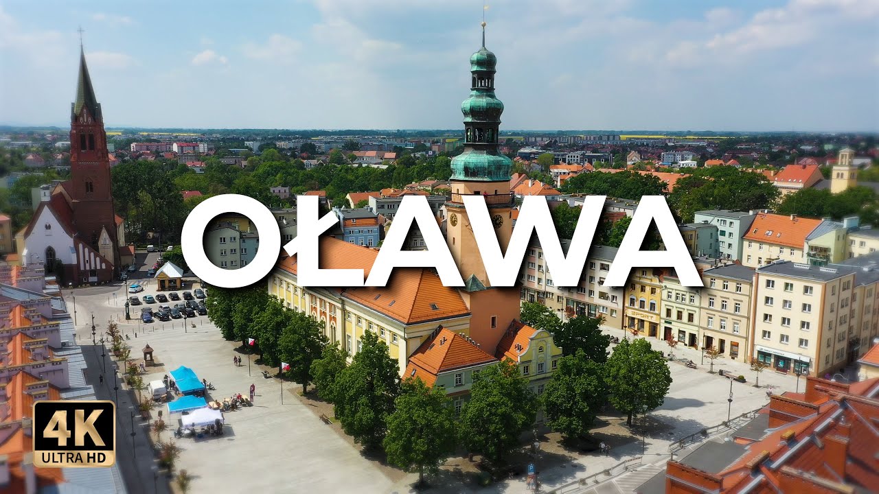 Oława z drona | Wiosna 2022 | LECE W MIASTO™ [4k]