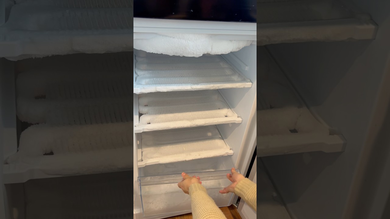 Easy freezer defrost hack ✨ #cleaning #hacks #deepclean #tips #cleantok #fyp