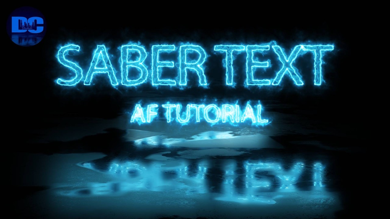 How to Create Electric Saber Text in After Effects (FREE Plugin) | Part 1