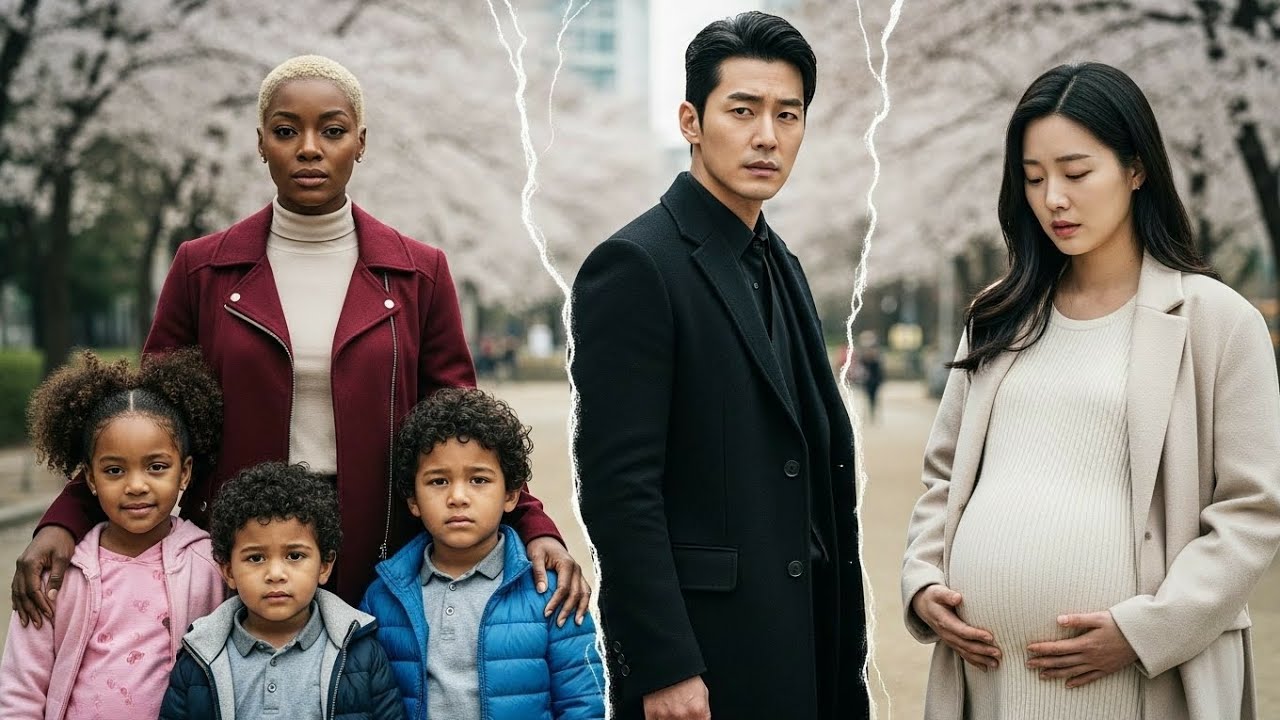 Korean Mafia Boss Walks in the Park with His Wife - Then He Meets His Black Ex with Triplets