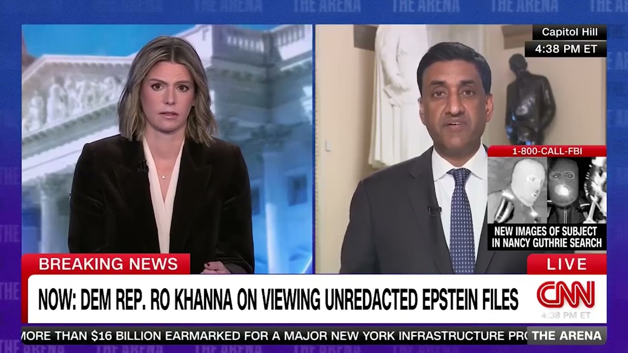 Ро Ханна в программе The Arena на CNN с Кэси Хантом обсуждает то, что он обнаружил в неотредактир...