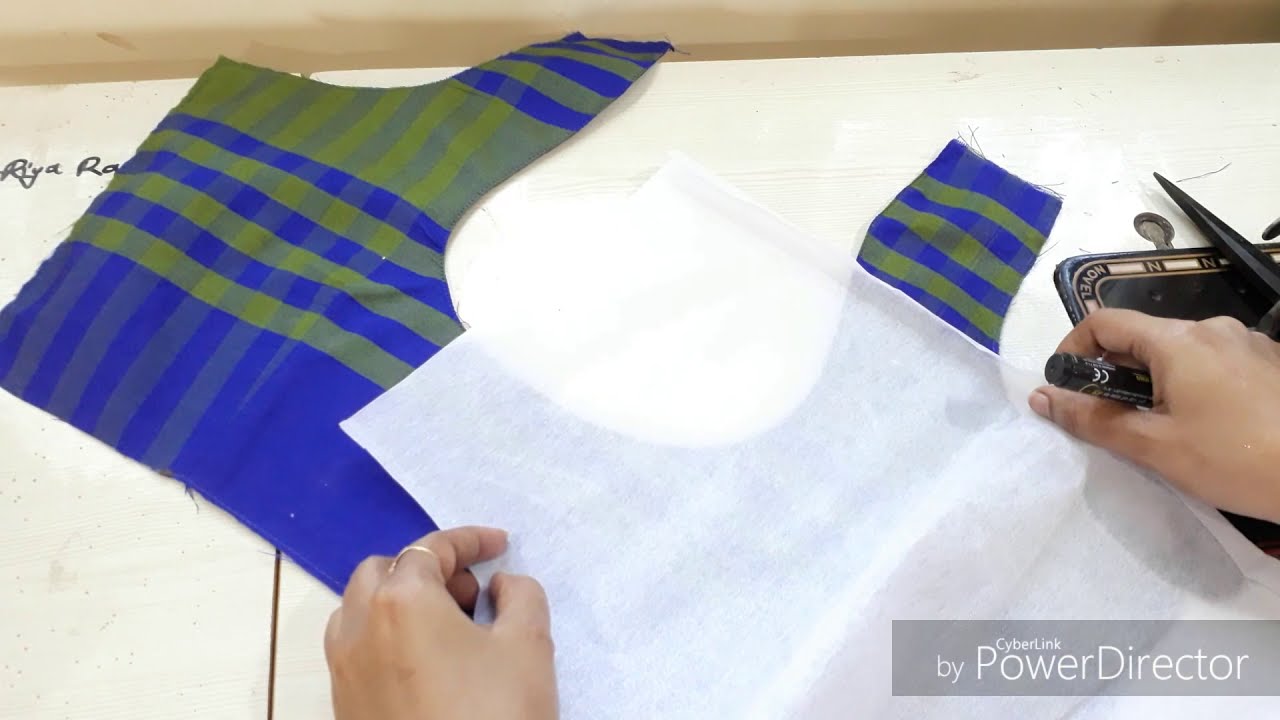 Letest  Patchwork Designer Blouse Back Neck Design  Cutting and Stitching |  Parrot Design |