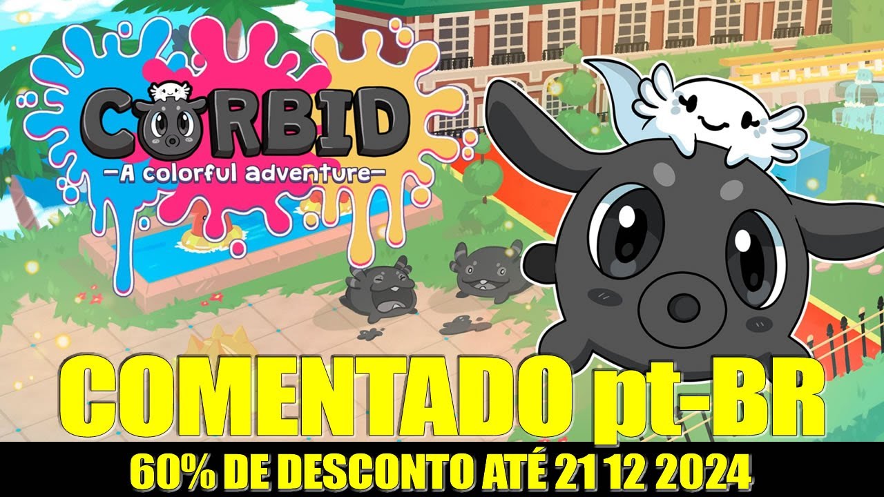 Corbid: A Colorful Adventure - PS5 Gameplay COMENTADO pt-BR