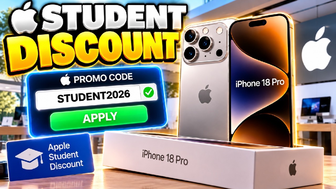Apple Student Discount Code for FREE iPhone 18 Pro ✅ How to get iPhone 18 Pro Free Promo Code 2026