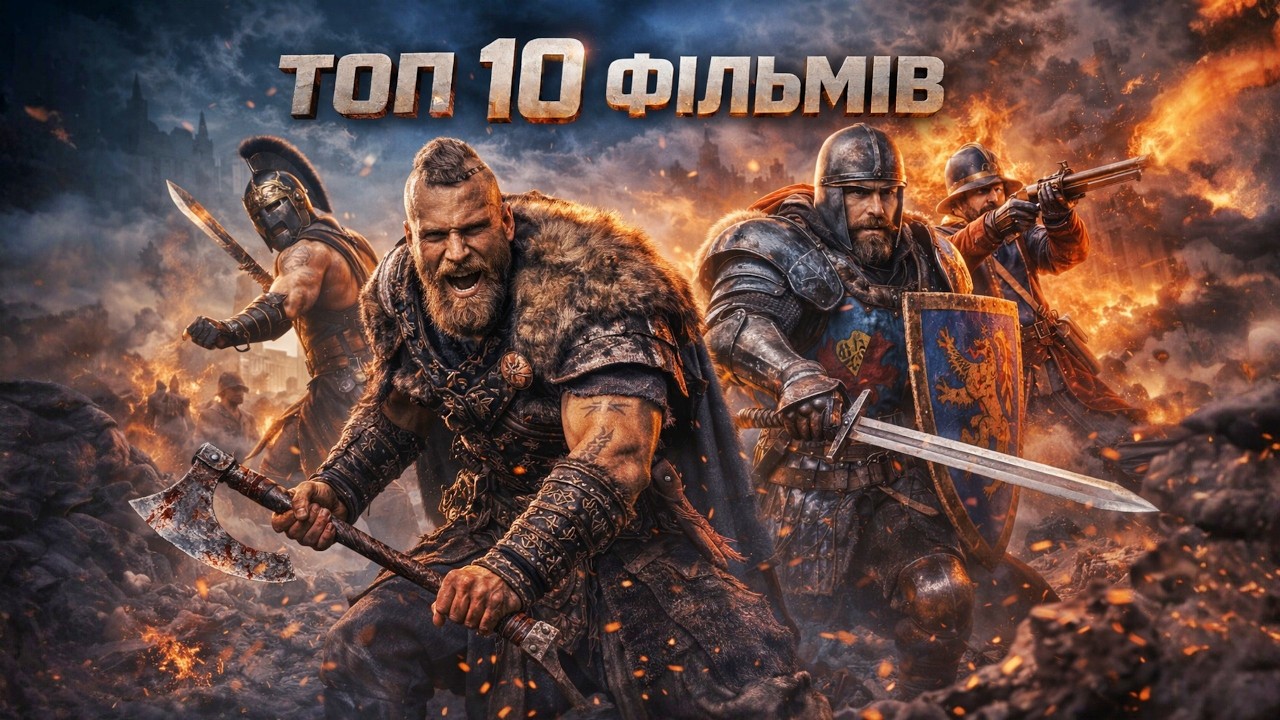 10 історичних фільмів останніх років які ти маєш побачити!