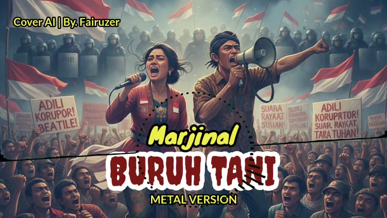 Buruh Tani – Marjinal | Metal Version (Cover AI | By. Fairuzer)🎸