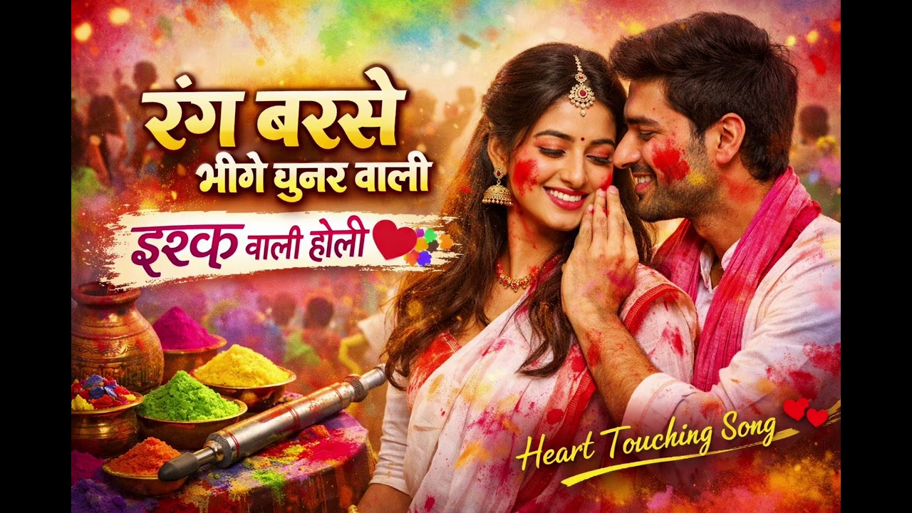 रंग बरसे भीगे चुनर वाली | इश्क़ वाली होली | Heart Touching Romantic Holi Song